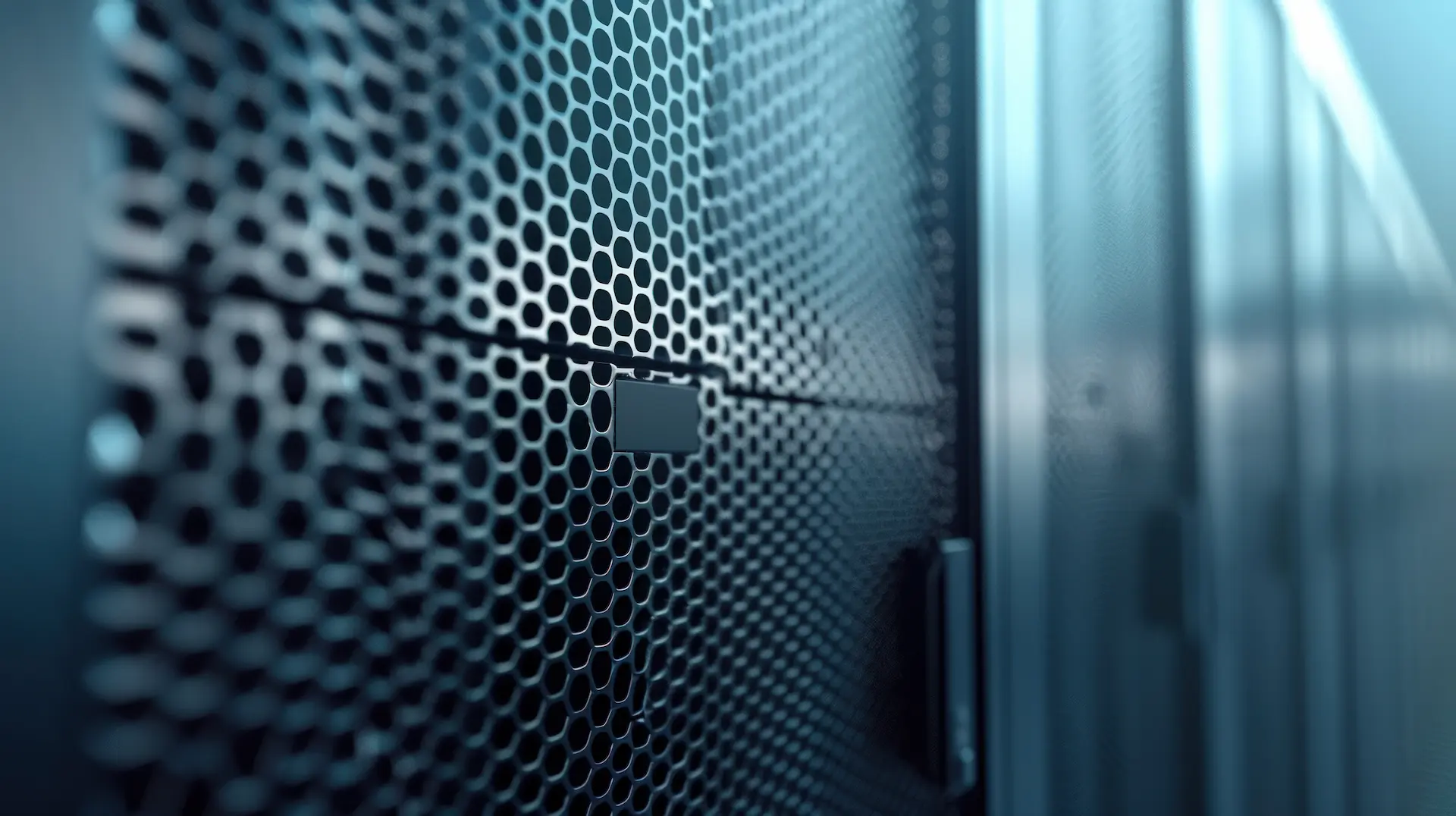 Modern data center server room